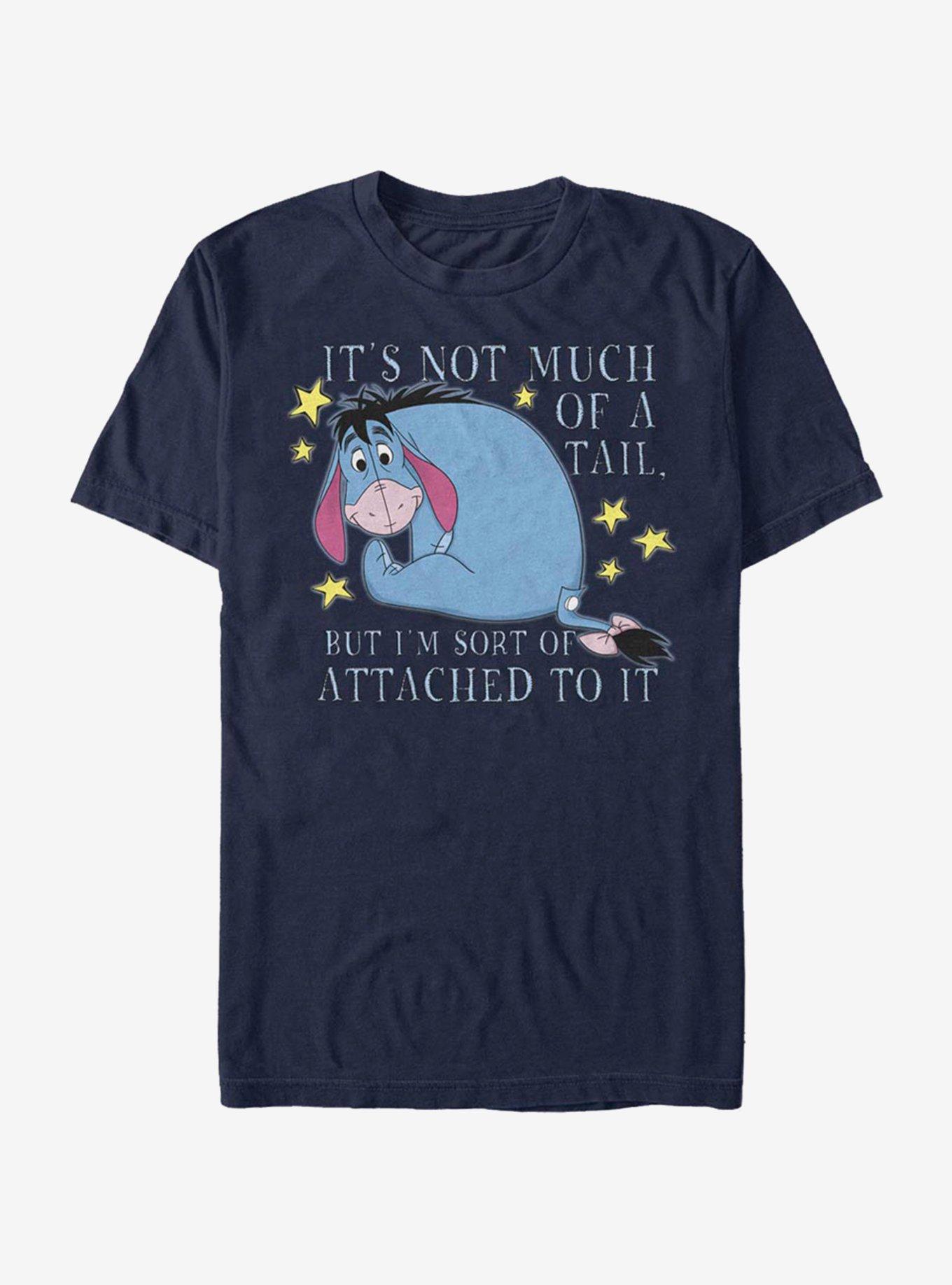 Disney Winnie The Pooh Eeyore Sort Of Attached T-Shirt, NAVY, hi-res