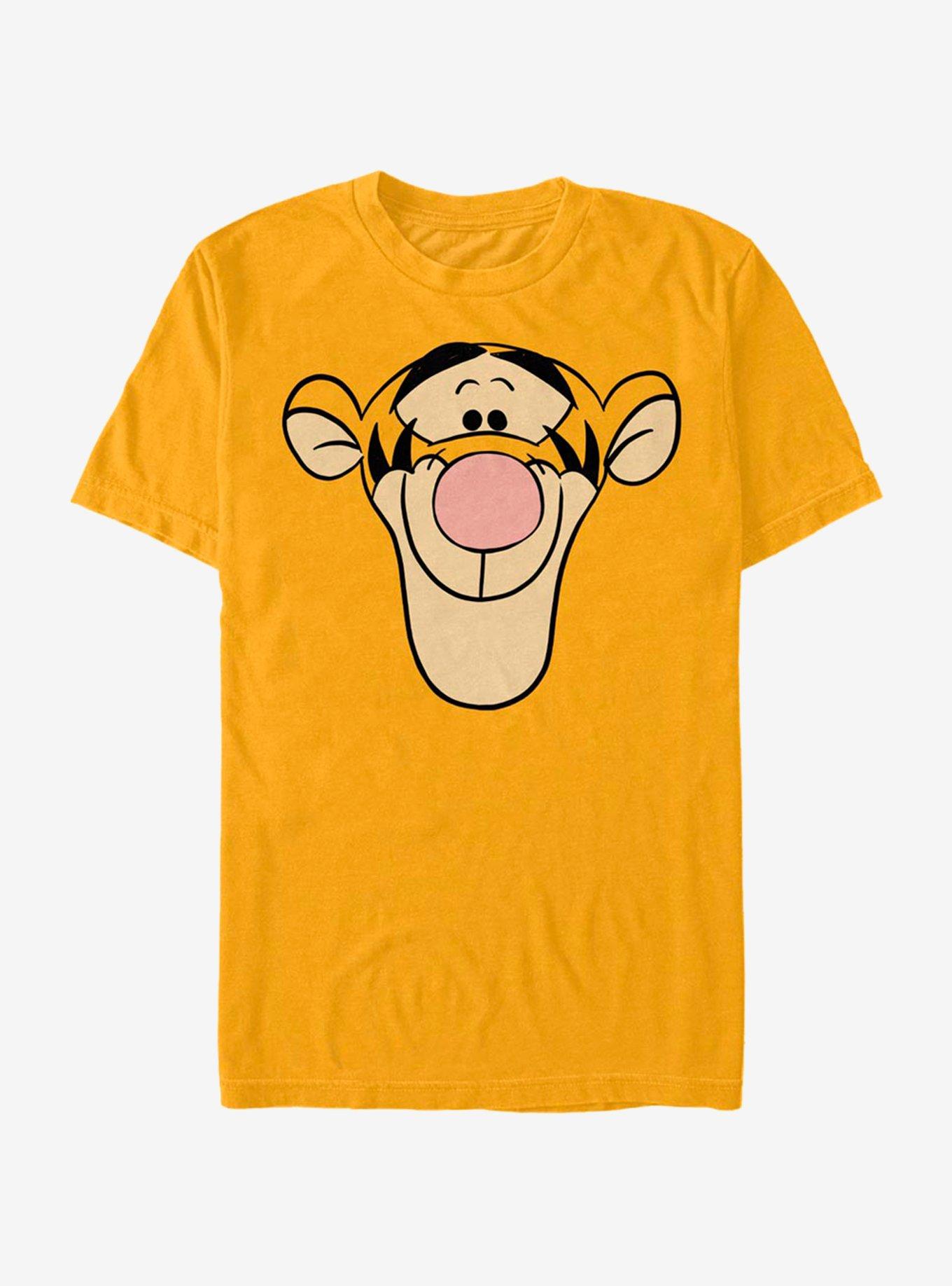 Disney Winnie The Pooh Tigger Big Face T-Shirt, GOLD, hi-res