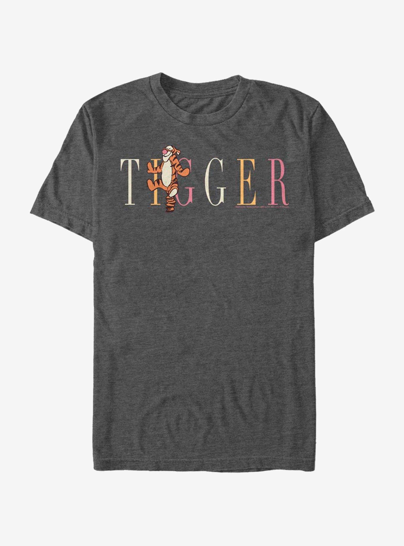 Disney Winnie The Pooh Tigger Fashion T-Shirt, CHAR HTR, hi-res