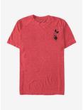Disney Winnie The Pooh Vintage Line Piglet T-Shirt, RED HTR, hi-res
