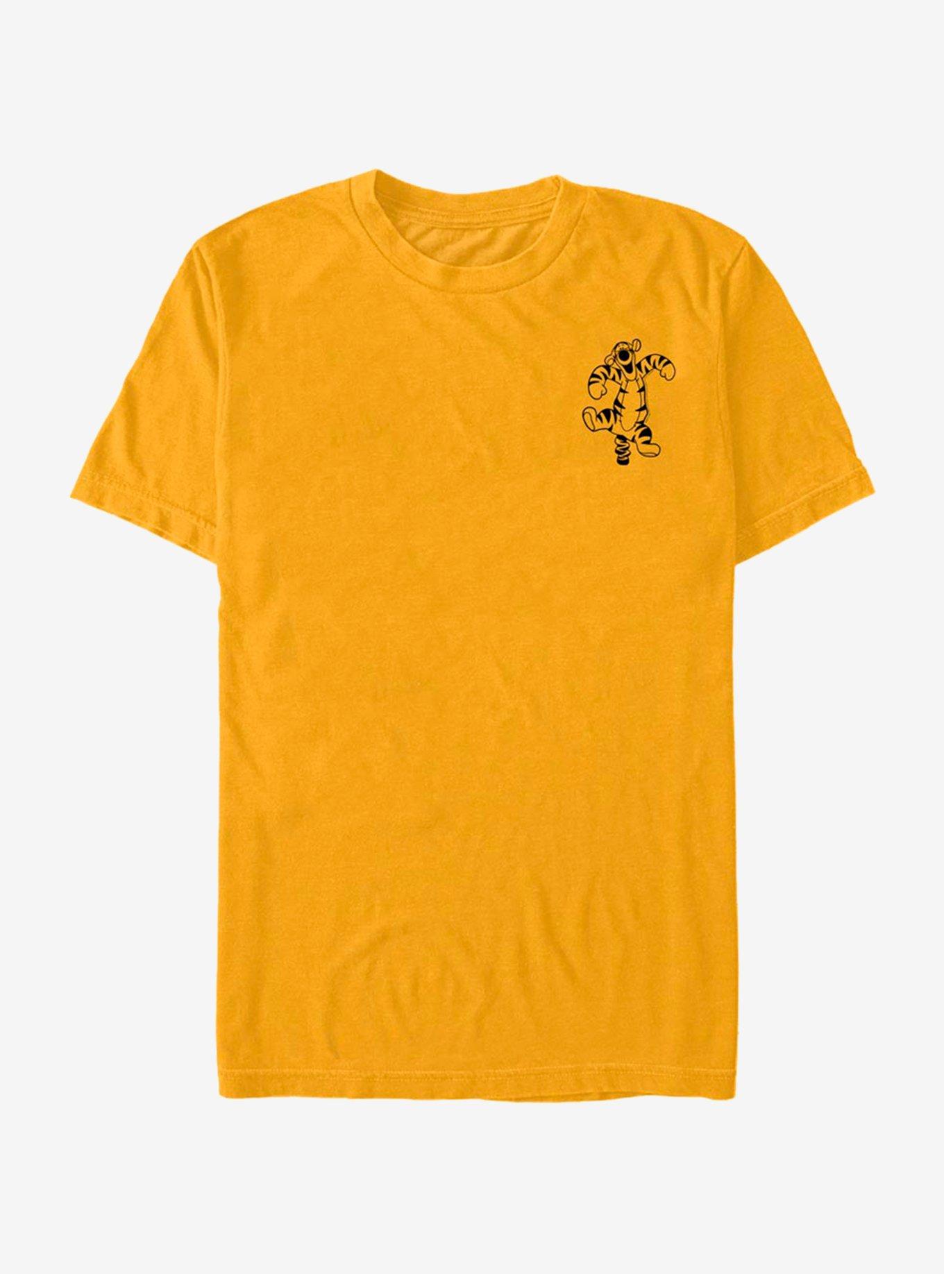 Disney Winnie The Pooh Vintage Line Tigger T-Shirt - GOLD | Hot Topic