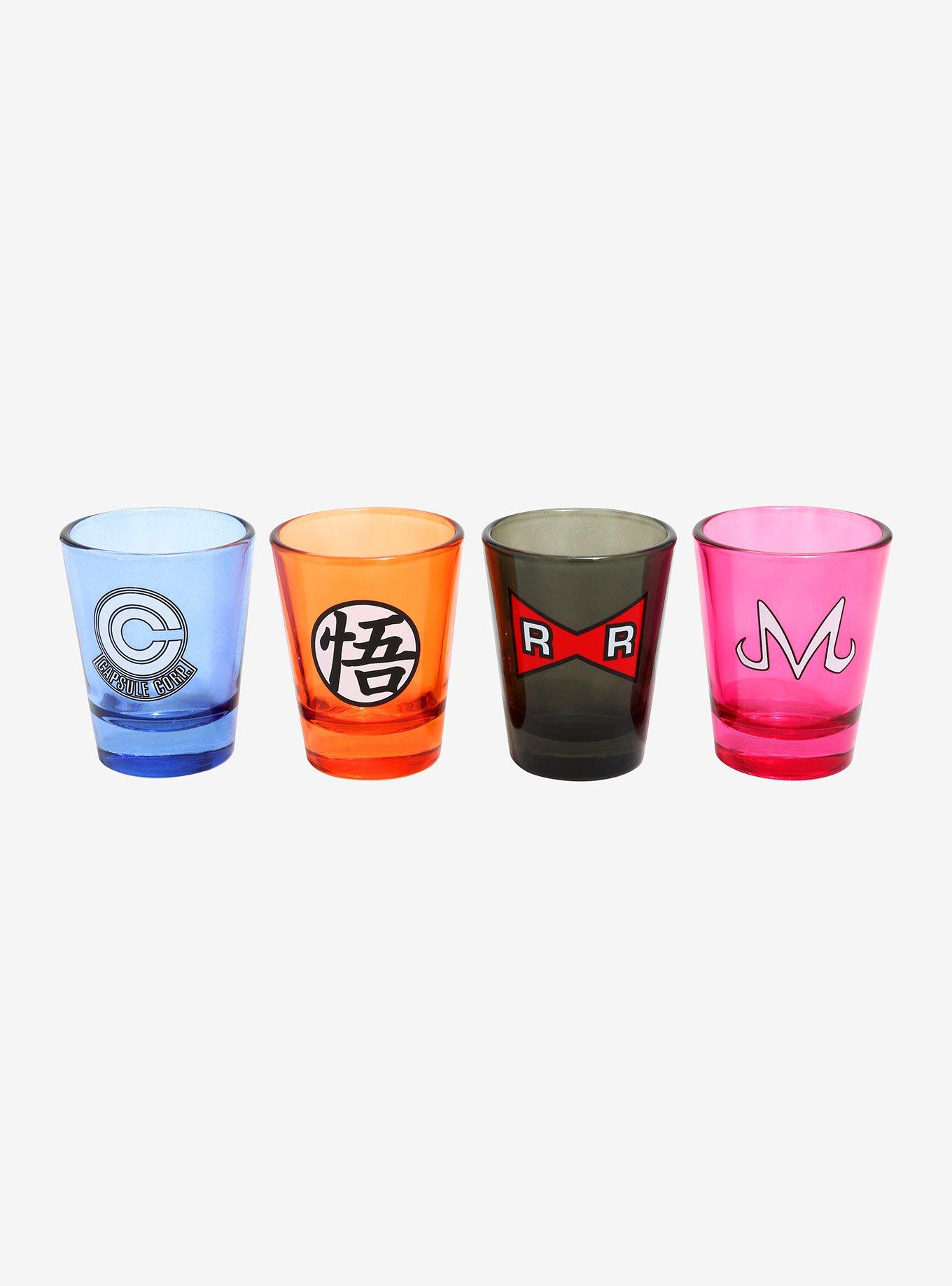 Dragon Ball Z Logo Mini Glass Set, , hi-res