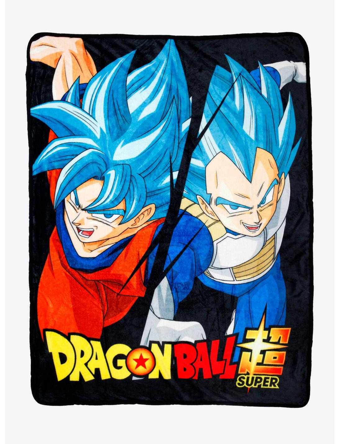 Dragon Ball Super Goku & Vegeta Throw Blanket, , hi-res