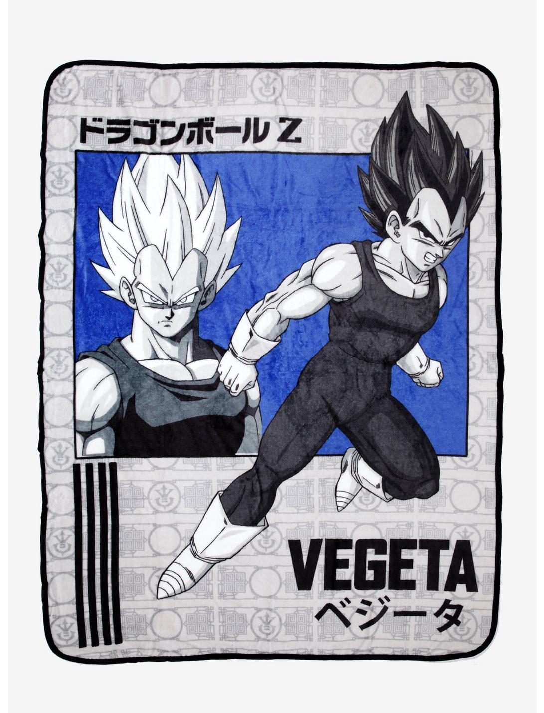 Dragon Ball Z Vegeta Throw Blanket, , hi-res