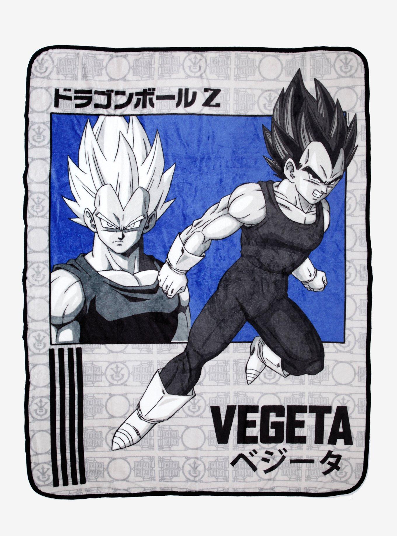 Dragon Ball Z Vegeta Throw Blanket, , hi-res