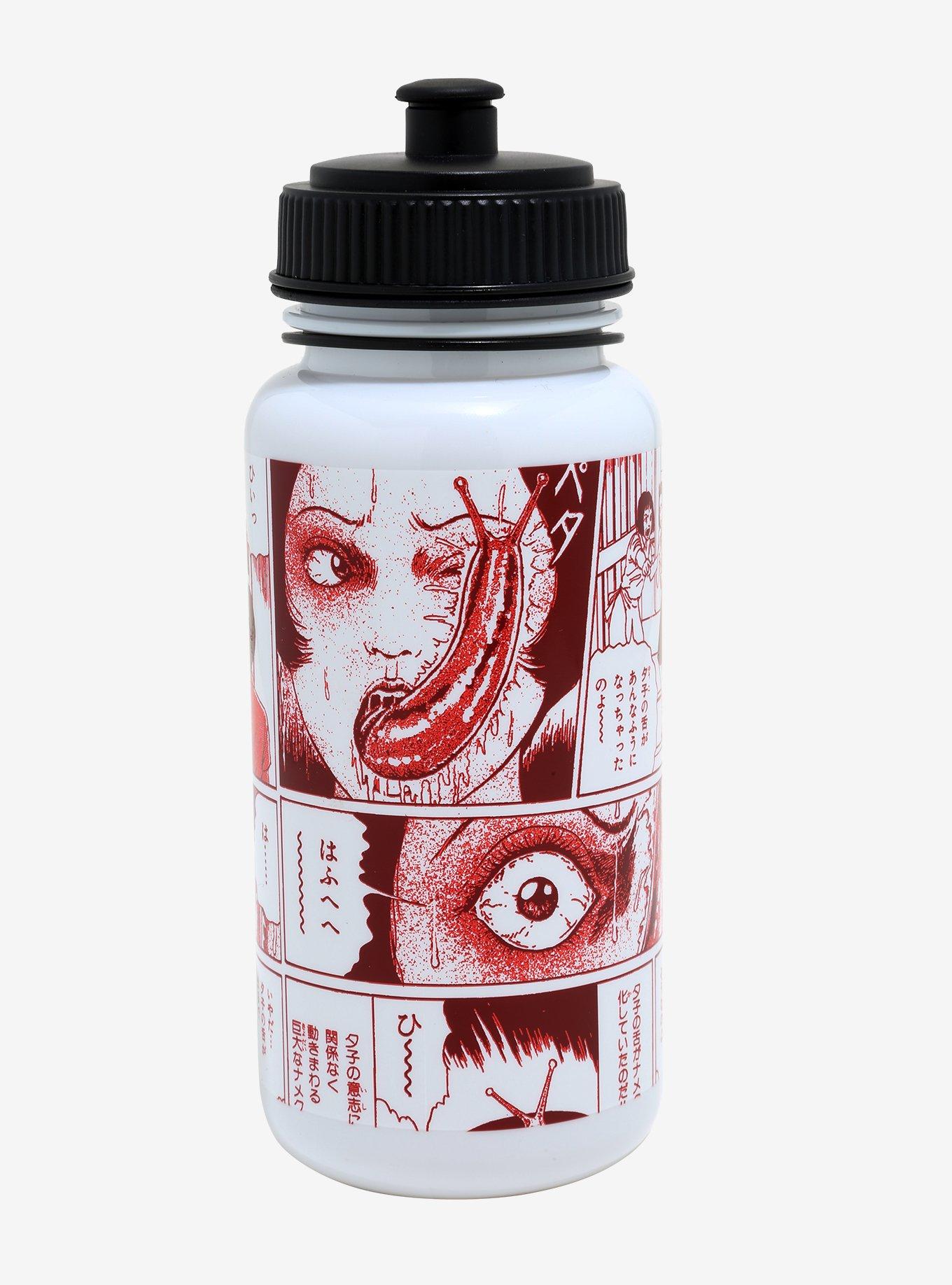 Junji Ito Slug Girl Panel Water Bottle, , hi-res