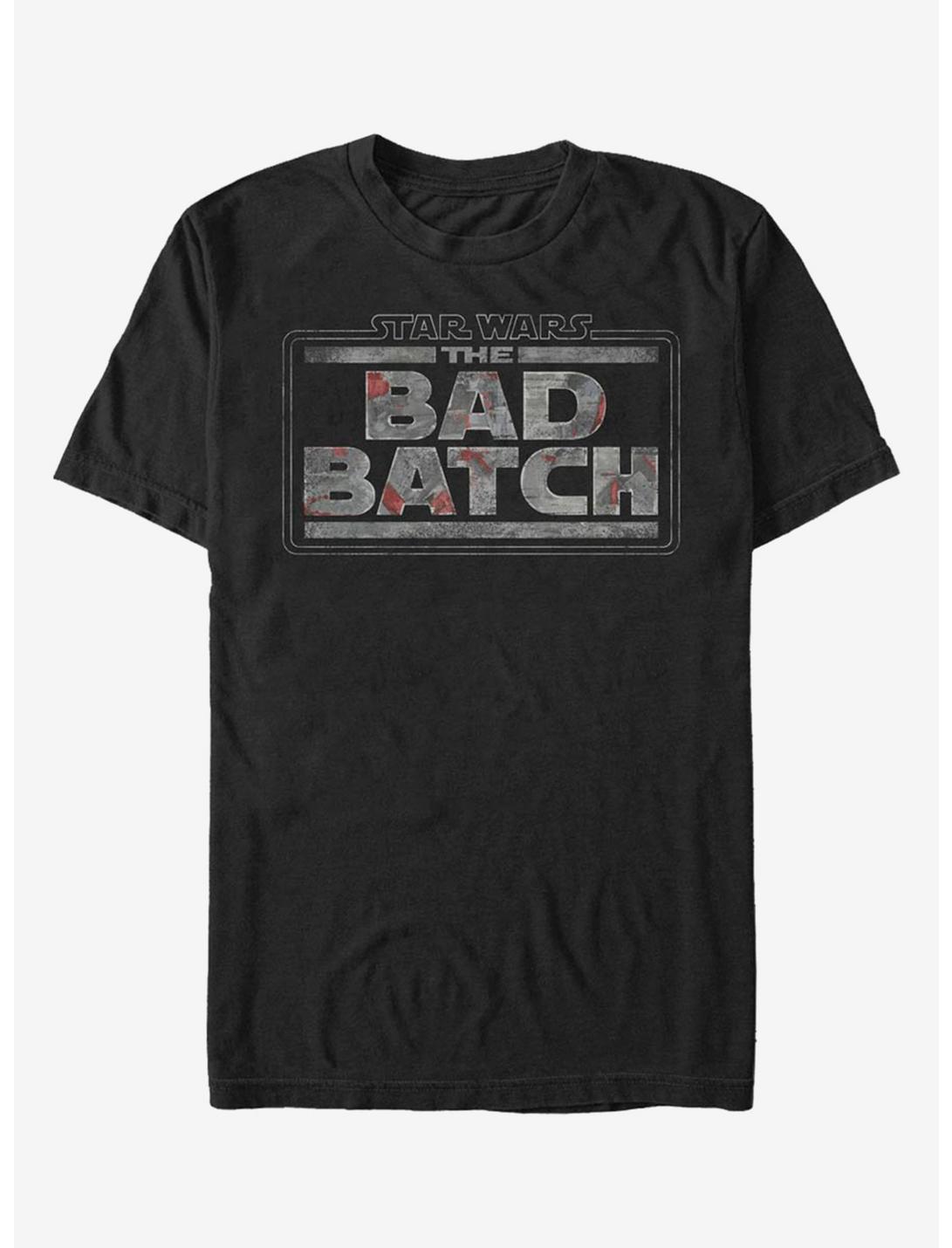 Star Wars The Bad Batch Logo T-Shirt, BLACK, hi-res