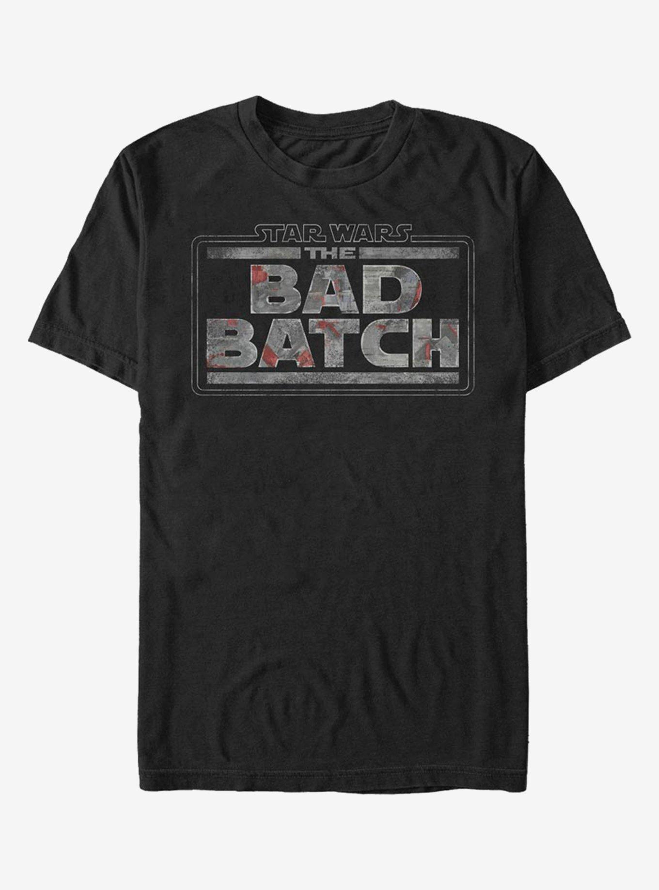 Star Wars The Bad Batch Logo T-Shirt, BLACK, hi-res