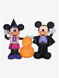 Disney Mickey And Minnie Mouse With Pumpkins Airblown, , hi-res