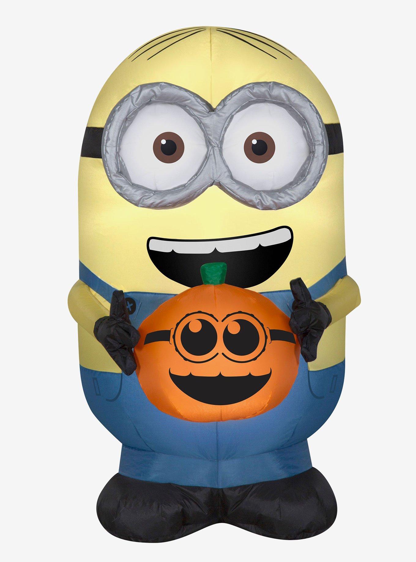 Minions Dave Pumpkin Inflatable Décor, , hi-res