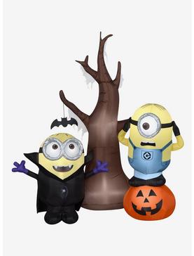 Minions With Tree Halloween Inflatable Décor, , hi-res