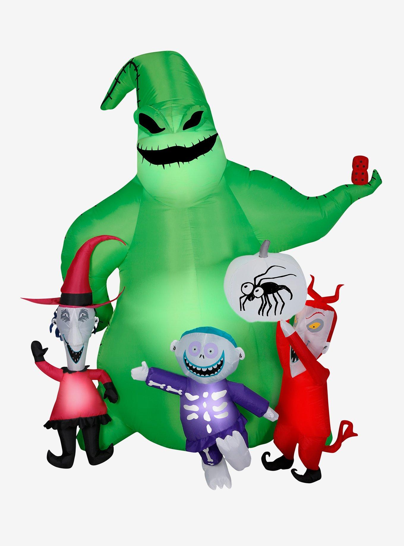 The Nightmare Before Christmas Oogie Boogie And Creatures Inflatable