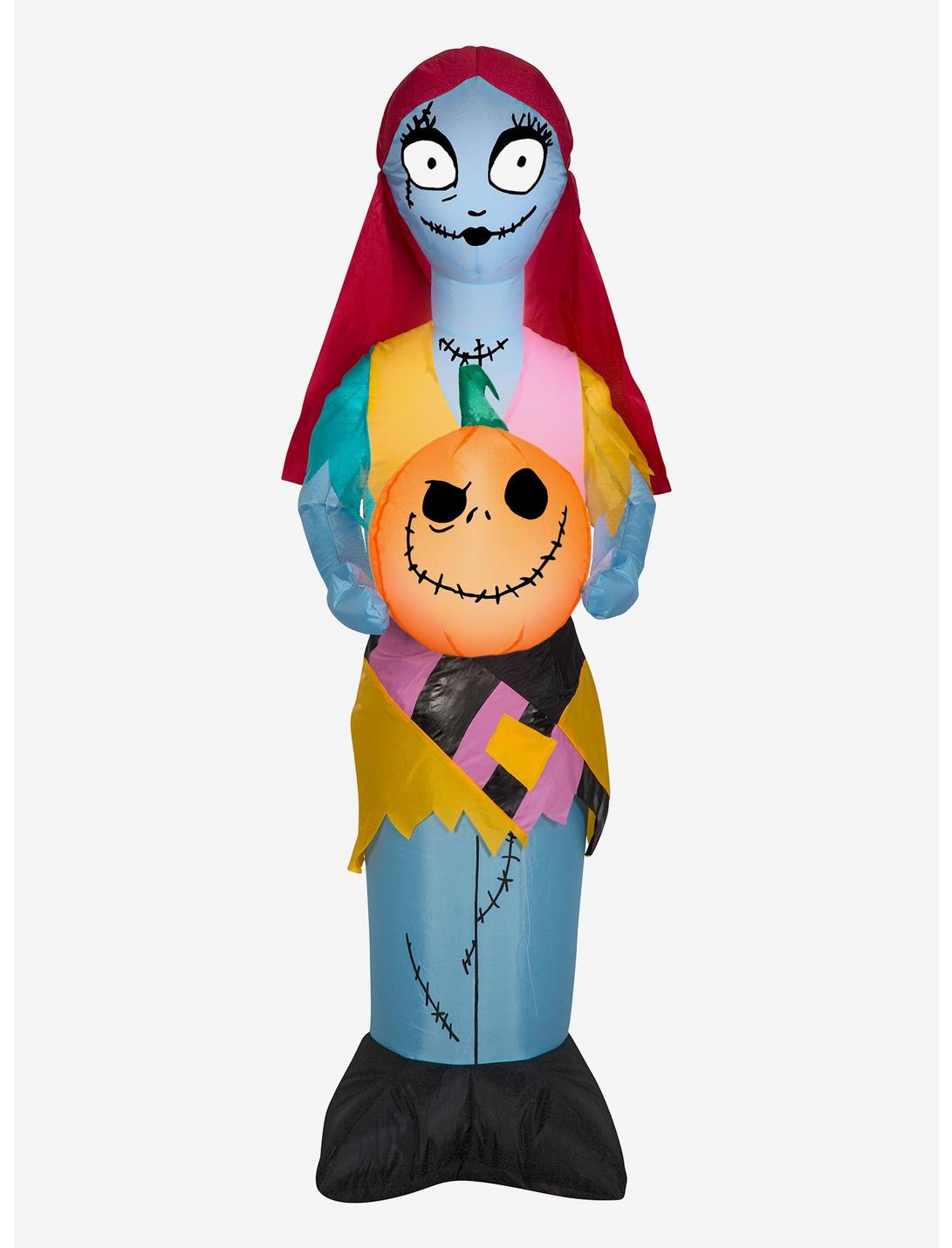The Nightmare Before Christmas Sally With Pumpkin Airblown, , hi-res