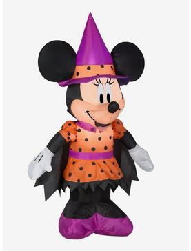 Disney Minnie Mouse Witch Inflatable Décor, , hi-res