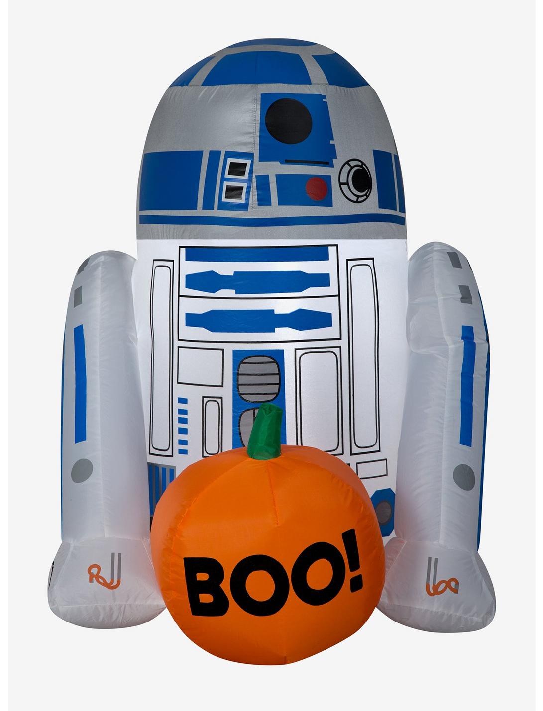 Star Wars R2-D2 With Pumpkin Inflatable Décor, , hi-res