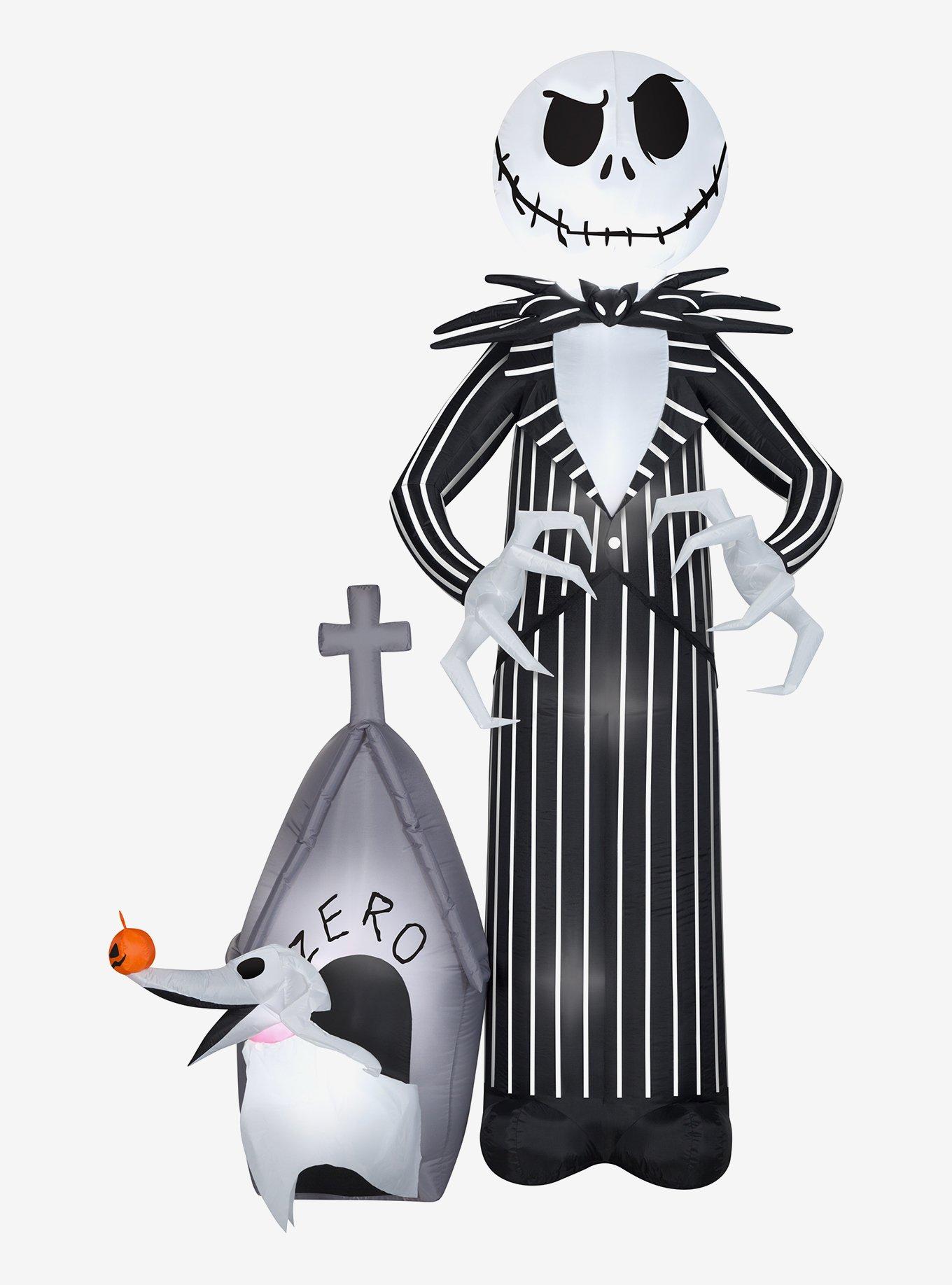 The Nightmare Before Christmas Jack And Zero Giant Inflatable D&eacute;cor, , hi-res