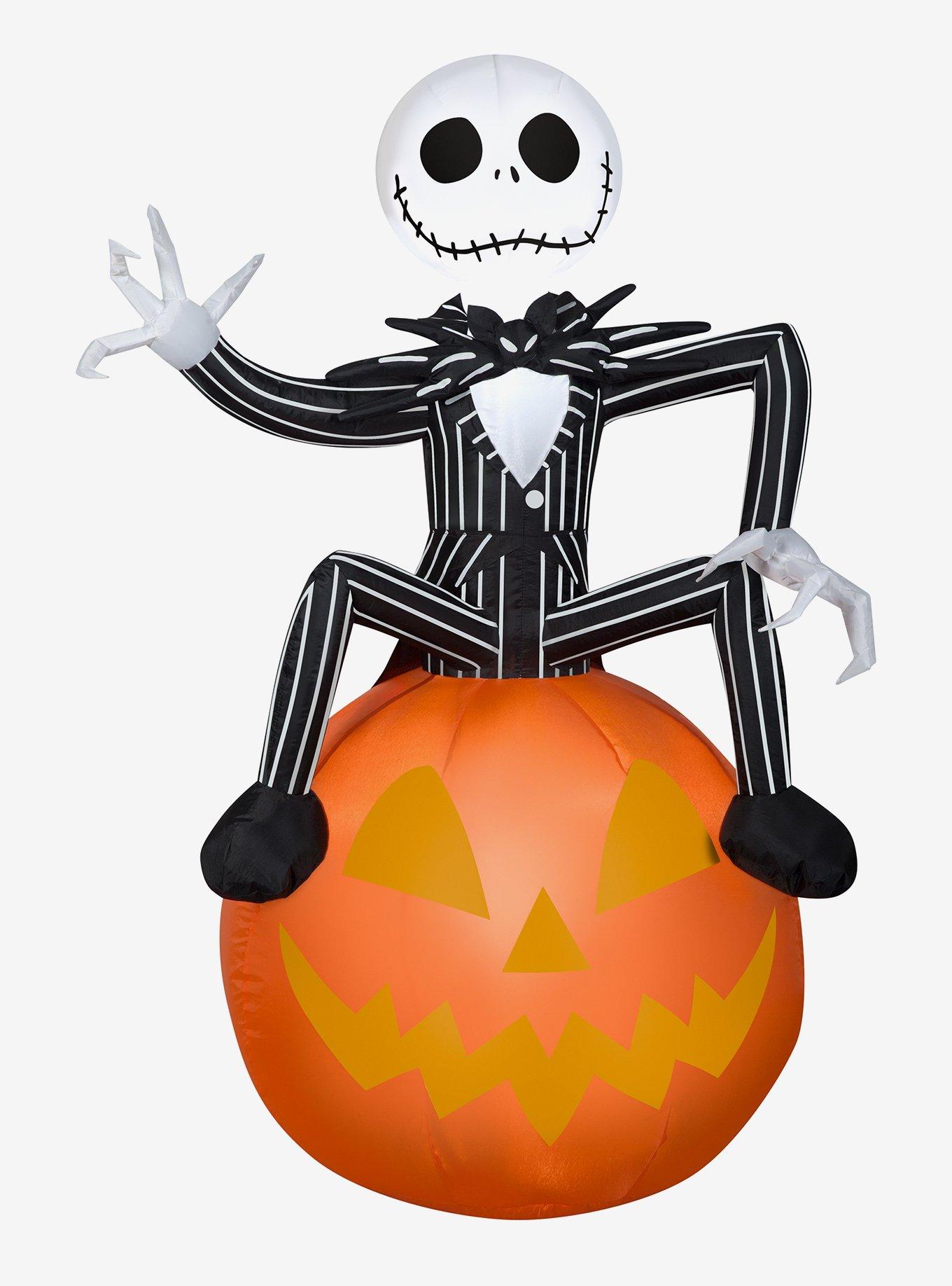 The Nightmare Before Christmas Jack Skellington On Pumpkin Airblown, , hi-res