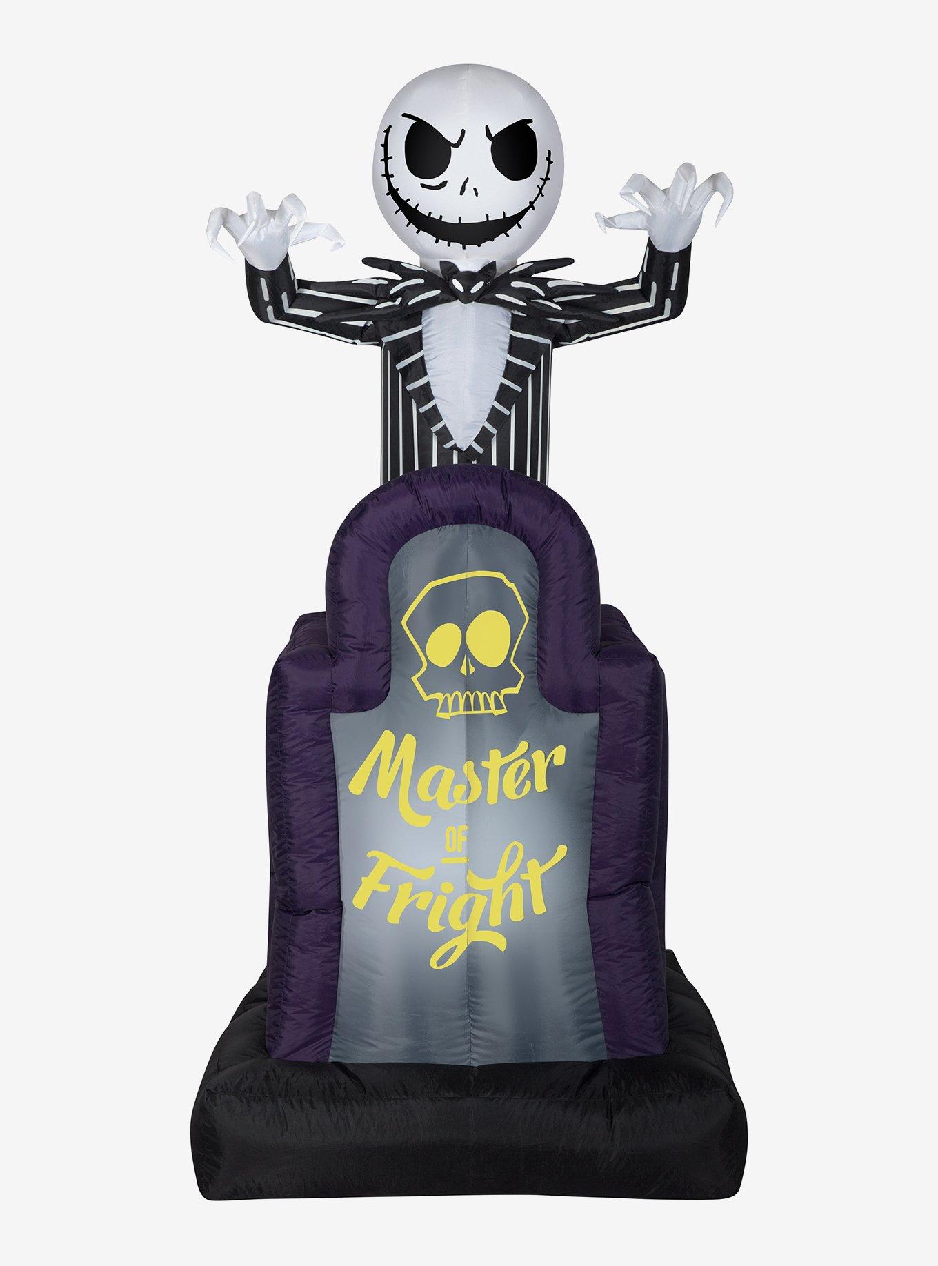 The Nightmare Before Christmas Jack Skellington Tombstone Animated Inflatable D&eacute;cor, , hi-res