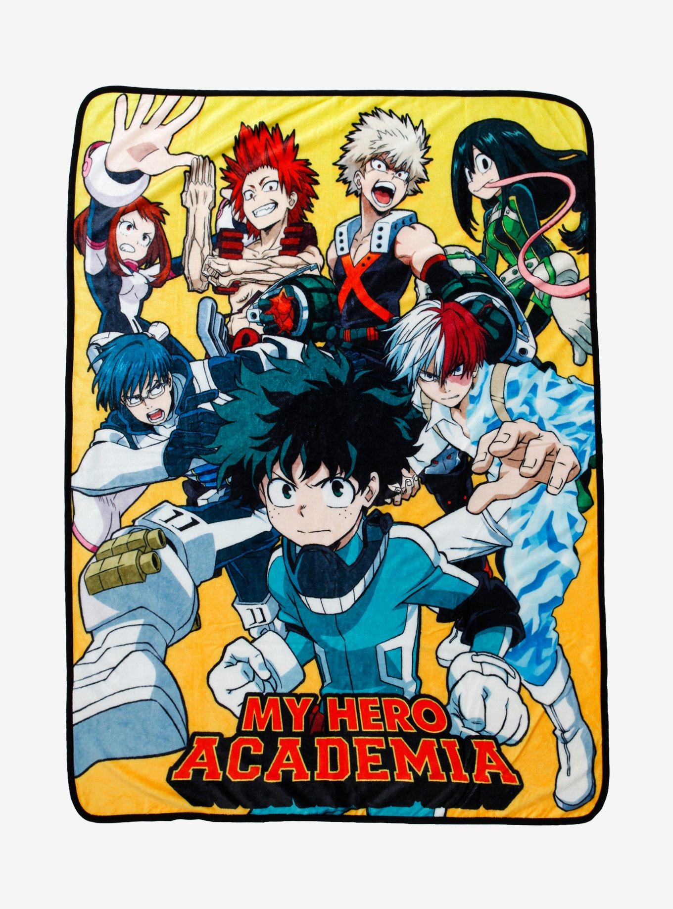 My Hero Academia Group Photo Throw Blanket, , hi-res