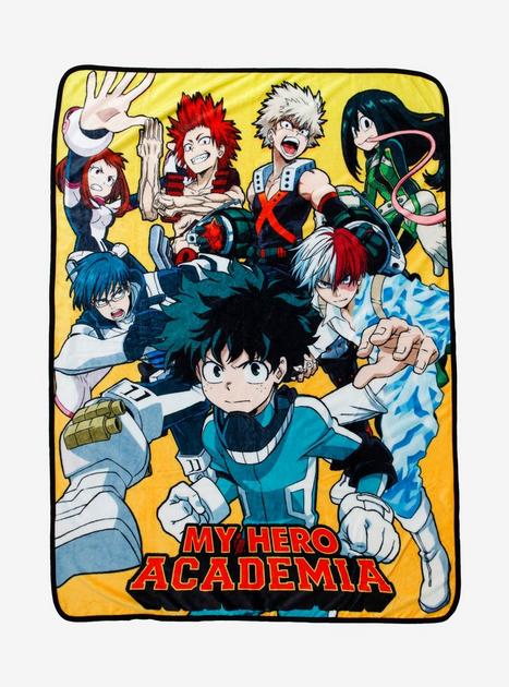 My Hero Academia Group Photo Throw Blanket Hot Topic