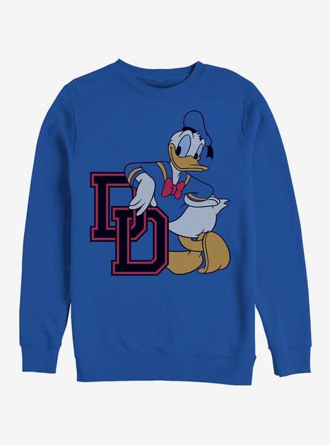 Disney Donald Duck Donald College DD Sweatshirt - BLUE | Hot Topic