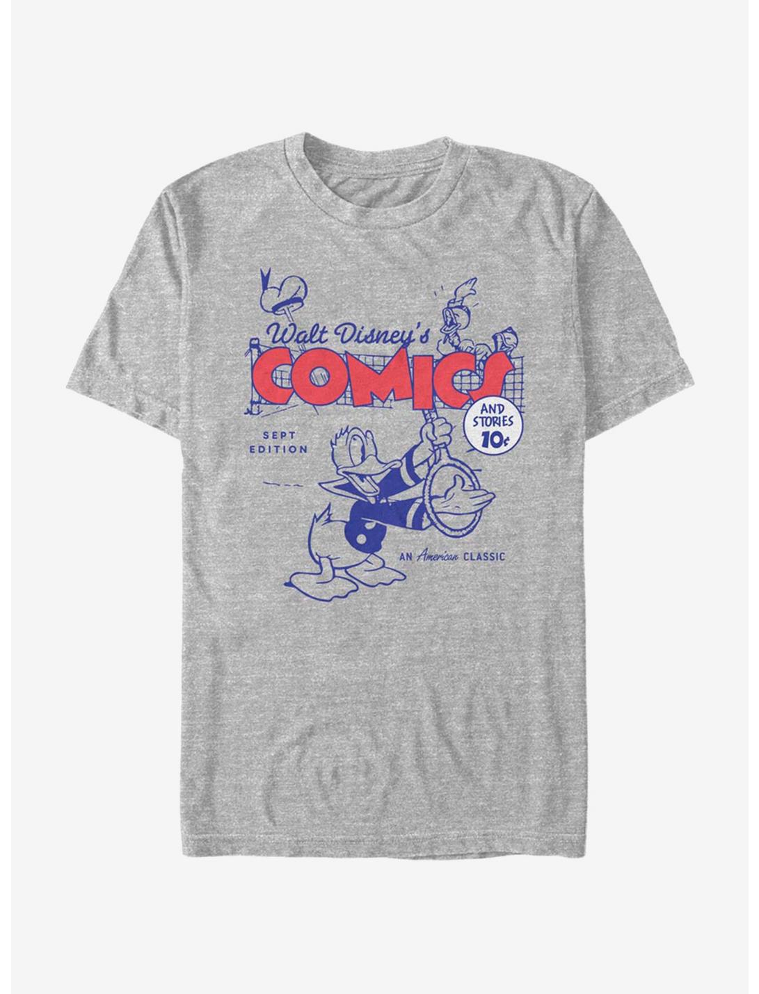 Disney Donald Duck Donald's Comic Cover T-Shirt, ATH HTR, hi-res