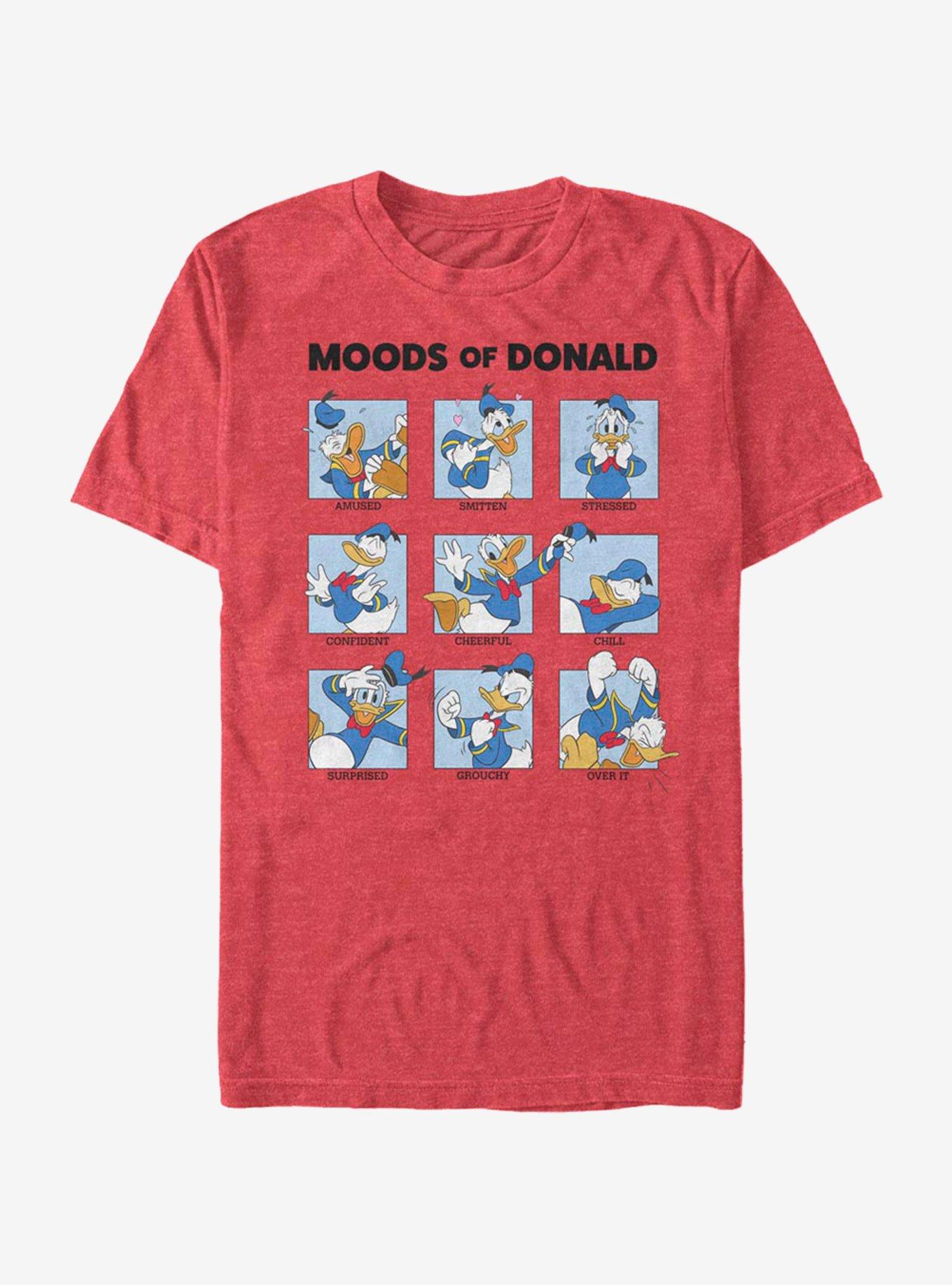 Disney Donald Duck Moods Of Donald T-Shirt