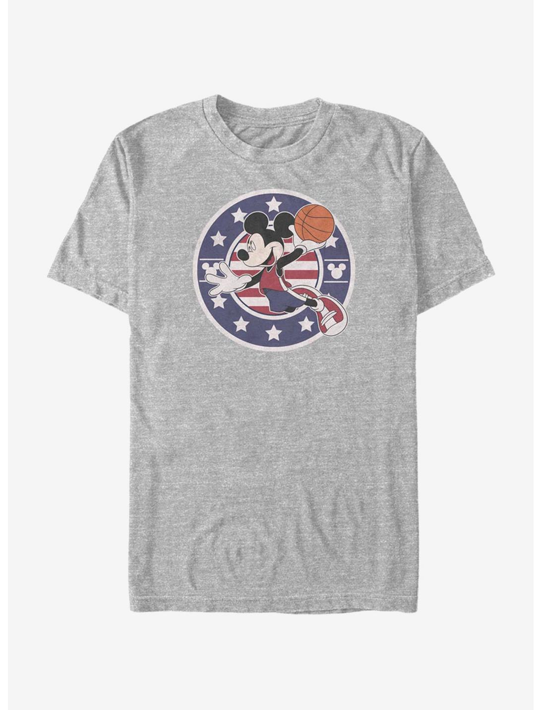 Disney Mickey Mouse B Ball Americana T-Shirt, ATH HTR, hi-res