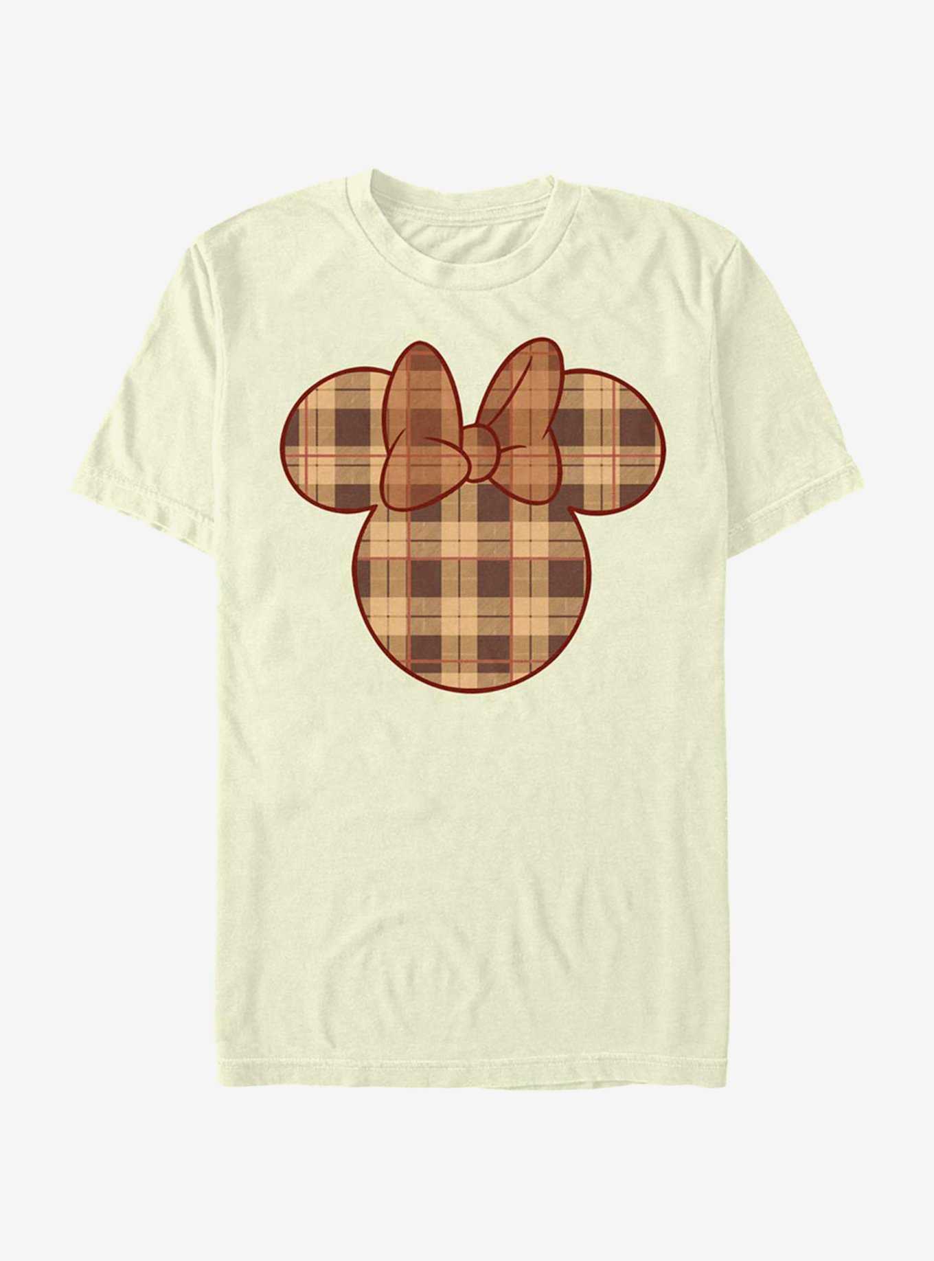 Disney Mickey Mouse Fall Plaid Minnie T-Shirt, , hi-res