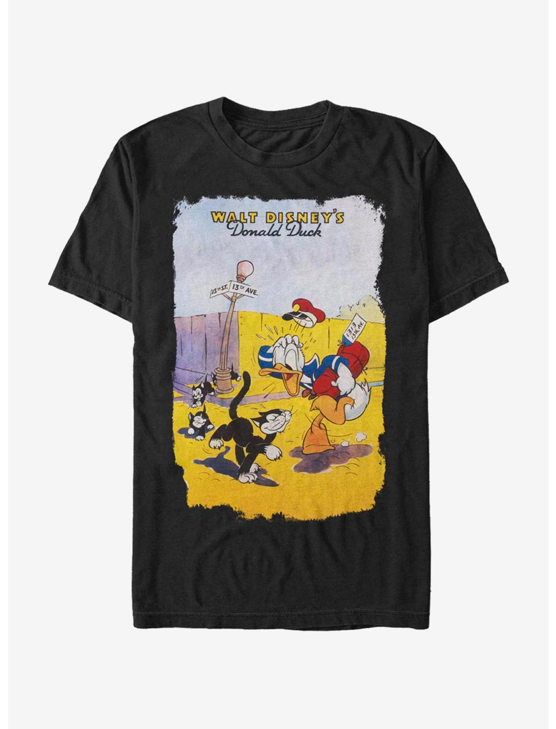 Disney Donald Duck Unlucky Duck T-Shirt, BLACK, hi-res