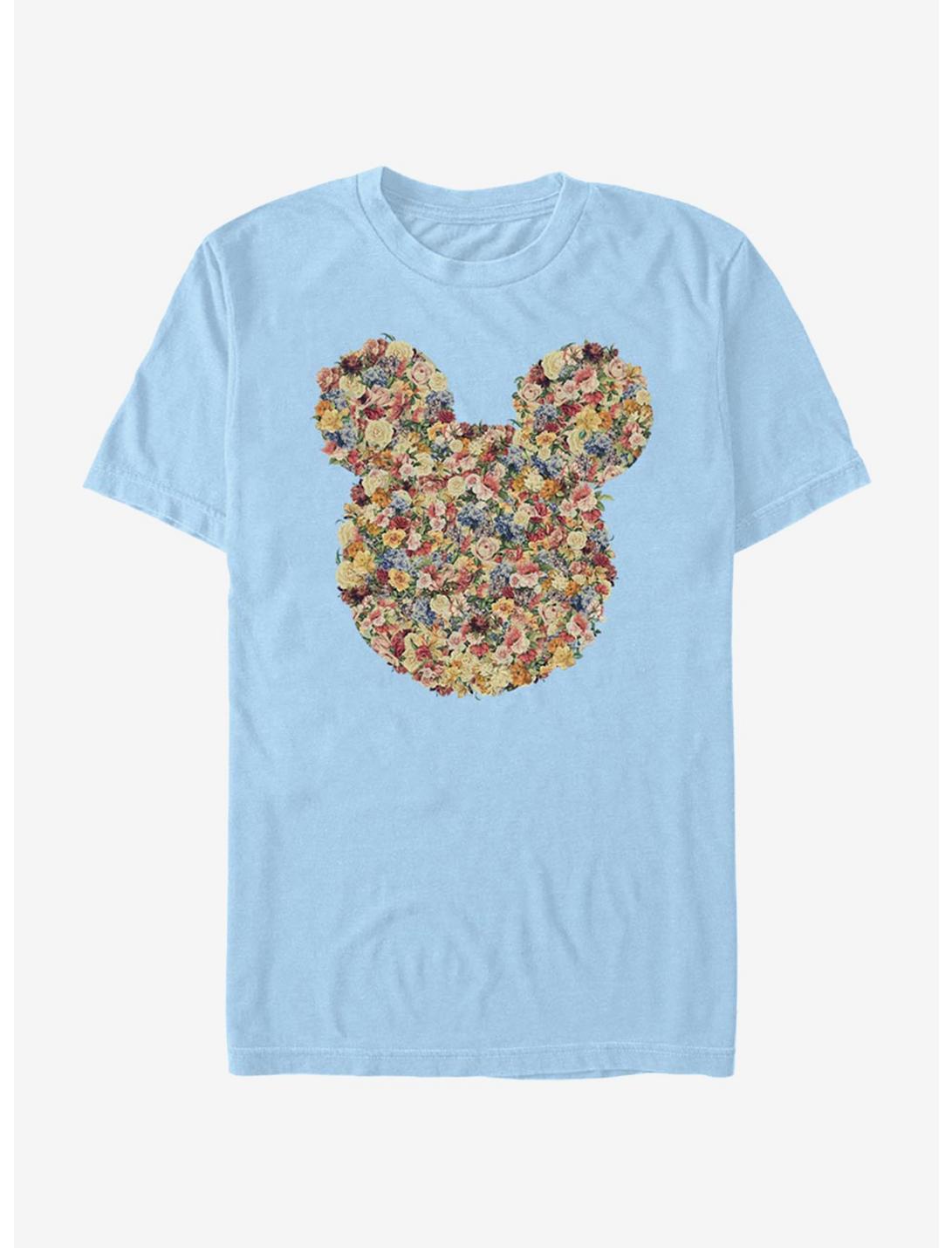 Disney Mickey Mouse Floral Mickey Head T-Shirt, , hi-res