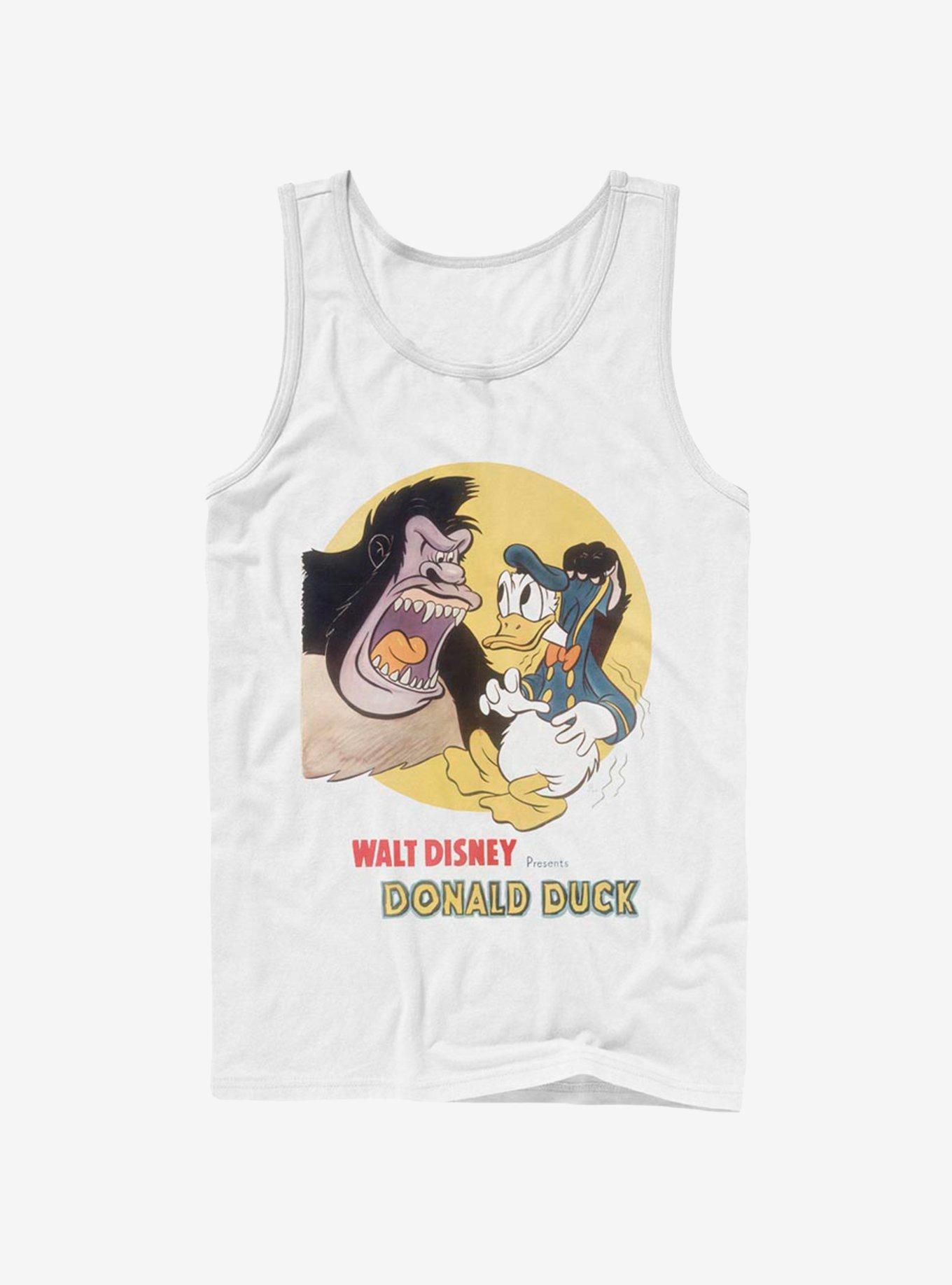 Disney Donald Duck Donald And The Gorilla Tank, WHITE, hi-res