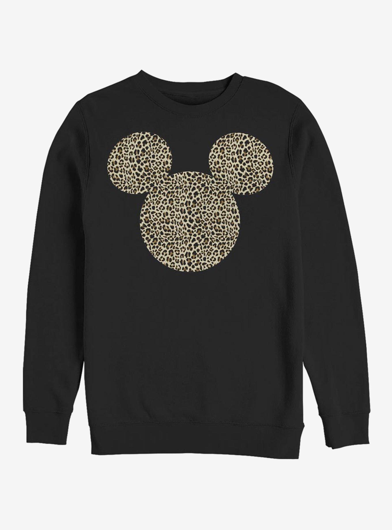 Disney Mickey Mouse Animal Ears Sweatshirt, BLACK, hi-res