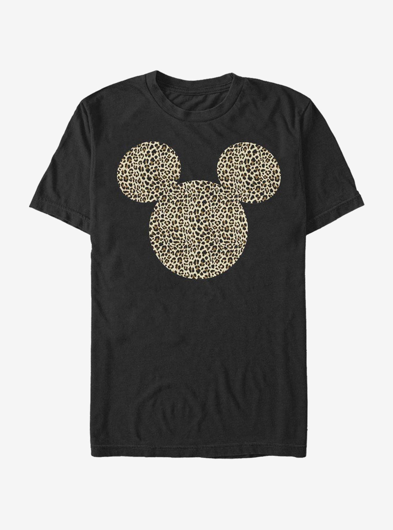 Disney Mickey Mouse Animal Ears T-Shirt, BLACK, hi-res