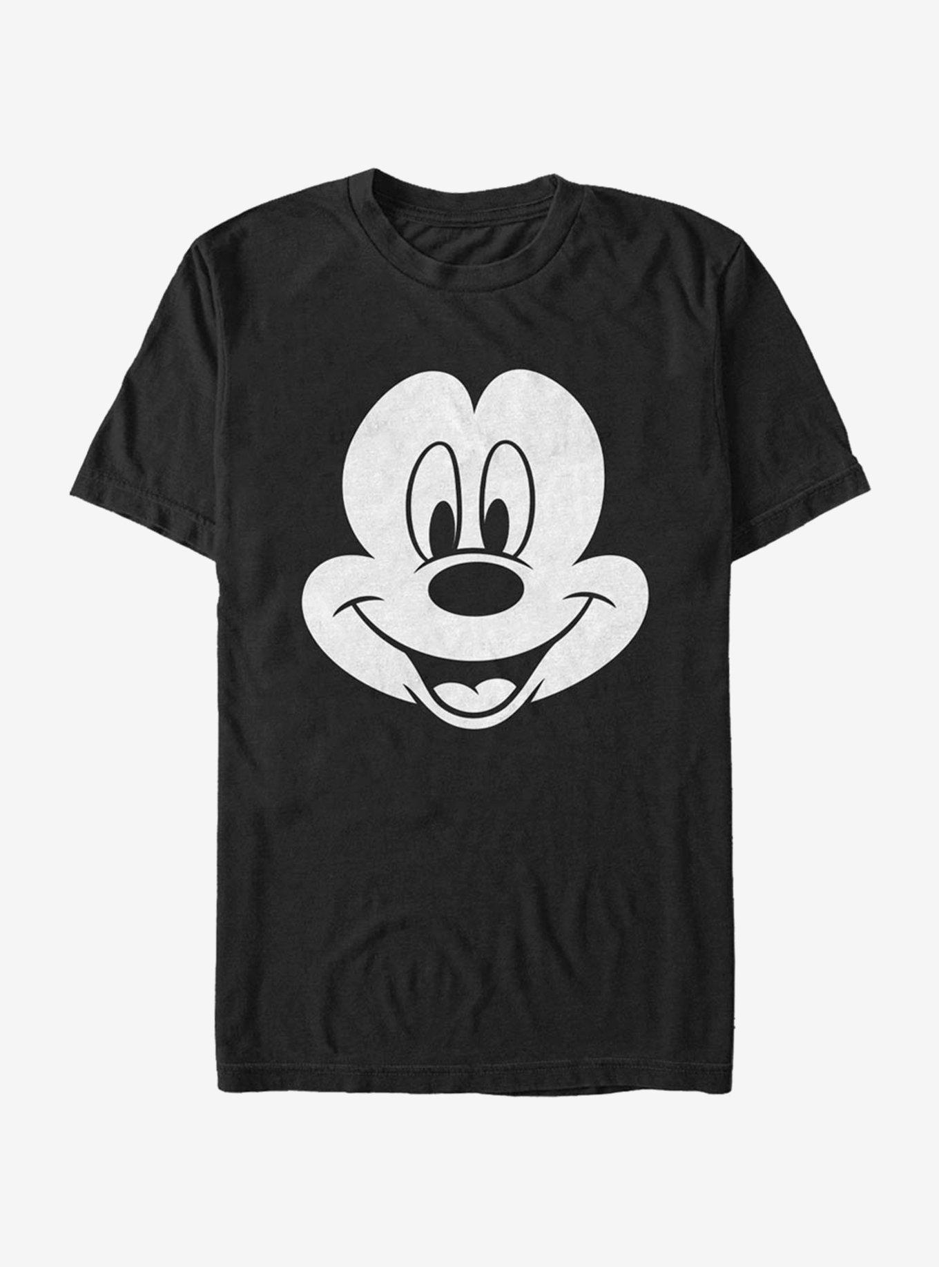 Disney Mickey Mouse Big Face Mickey T-Shirt, BLACK, hi-res