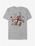 Disney Mickey Mouse Holiday Group T-Shirt, ATH HTR, hi-res