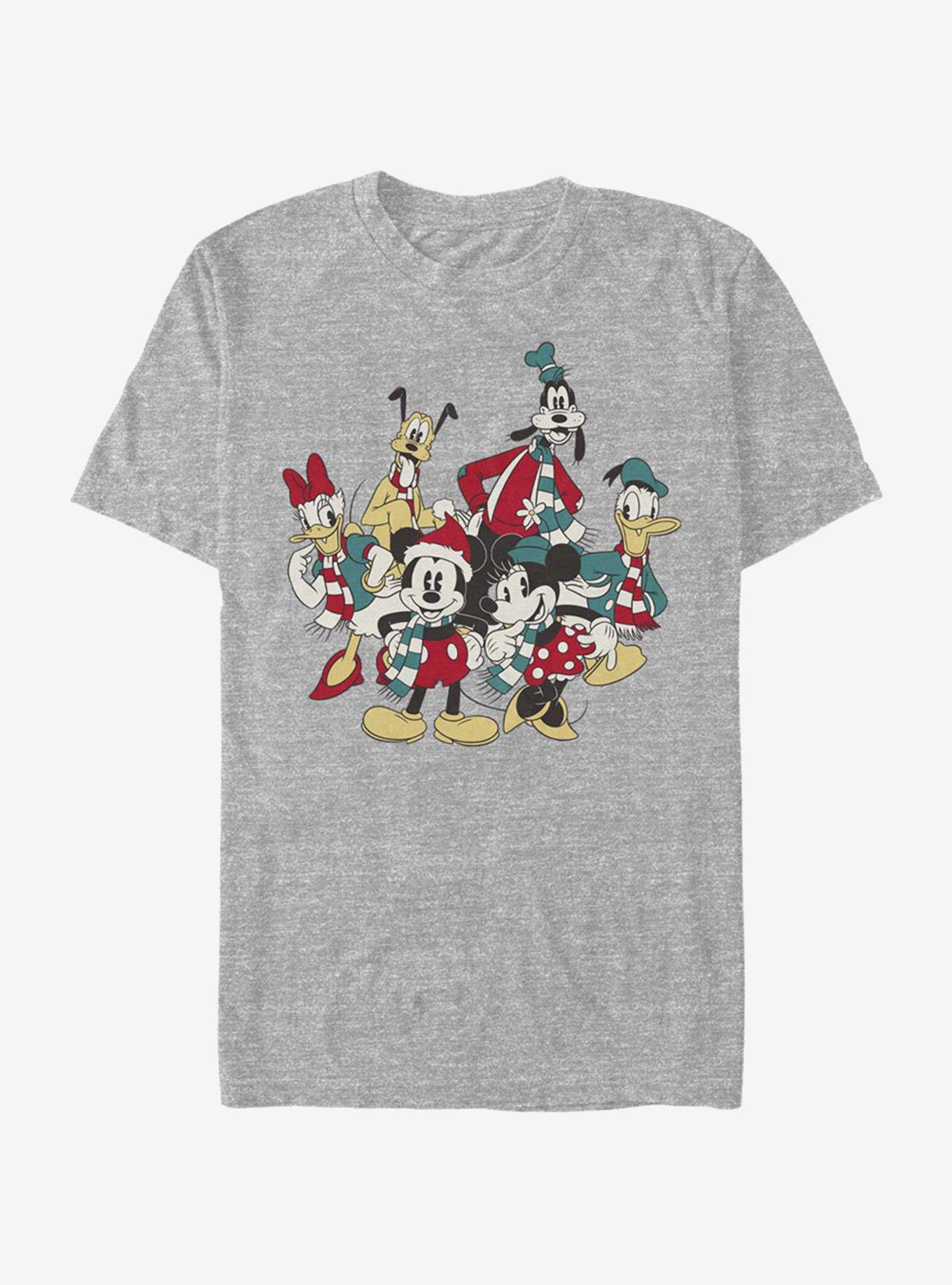 Disney Mickey Mouse Holiday Group T-Shirt, , hi-res