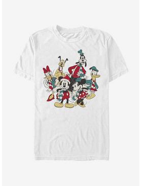 Disney Mickey Mouse Holiday Group T-Shirt, , hi-res