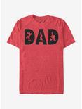 Disney Mickey Mouse Dad Characters T-Shirt, RED HTR, hi-res