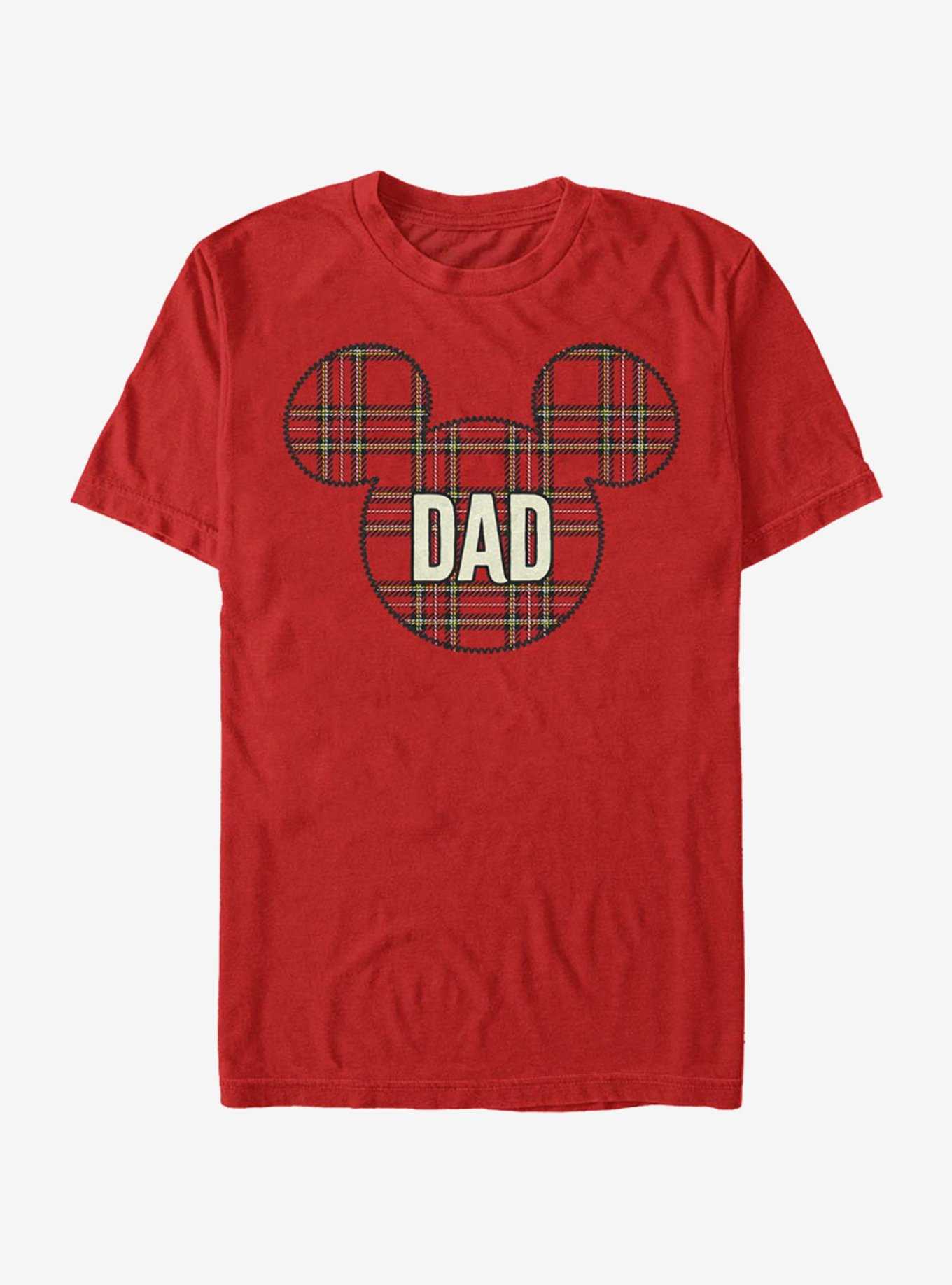 Disney Mickey Mouse Dad Holiday Patch T-Shirt, , hi-res