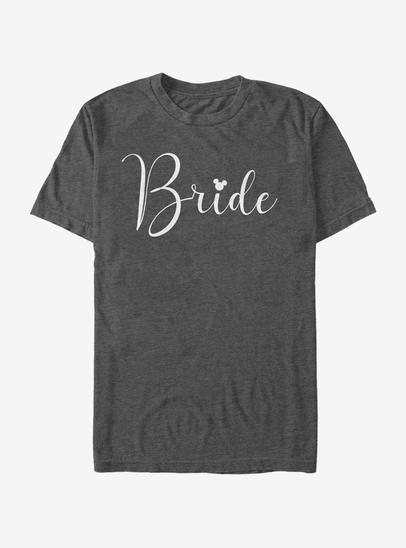 Disney Mickey Mouse Disney Bride T-Shirt, CHAR HTR, hi-res