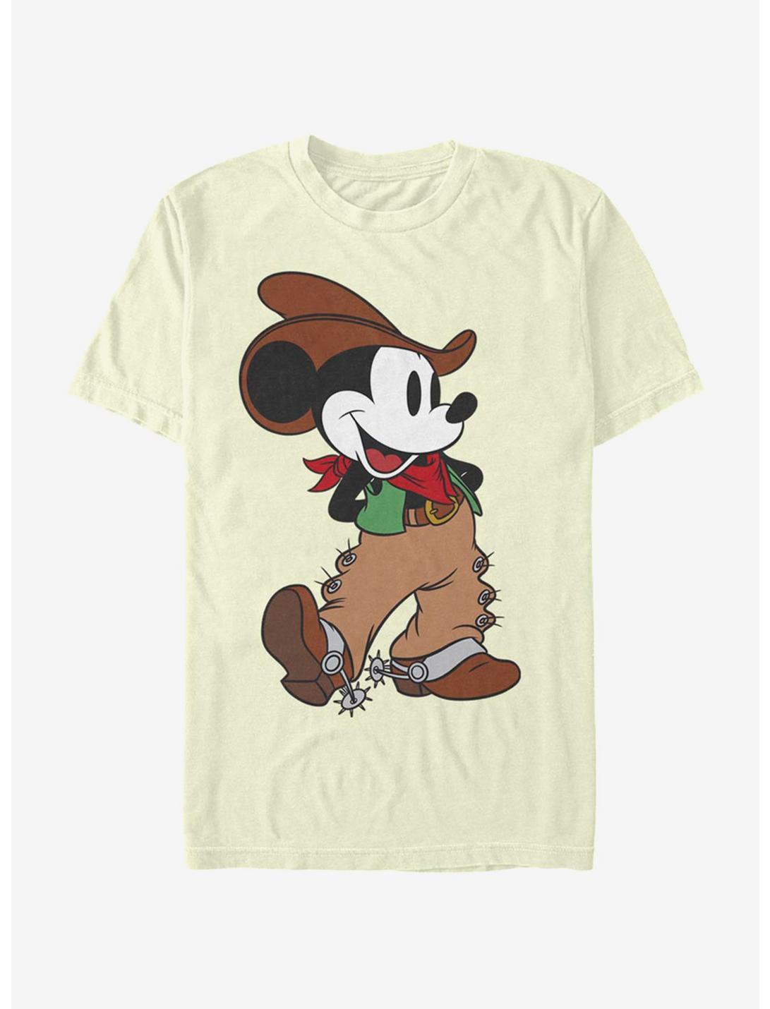 Disney Mickey Mouse Cowboy Mickey T-Shirt, NATURAL, hi-res