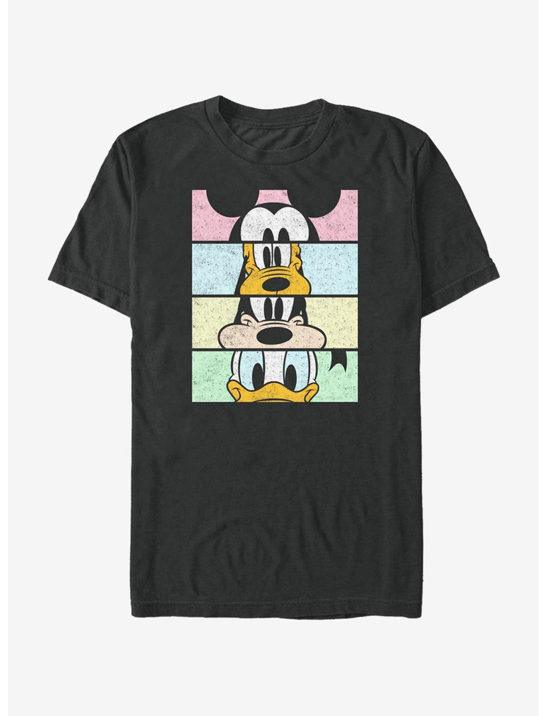 Disney Mickey Mouse Crew Faces T-Shirt, BLACK, hi-res