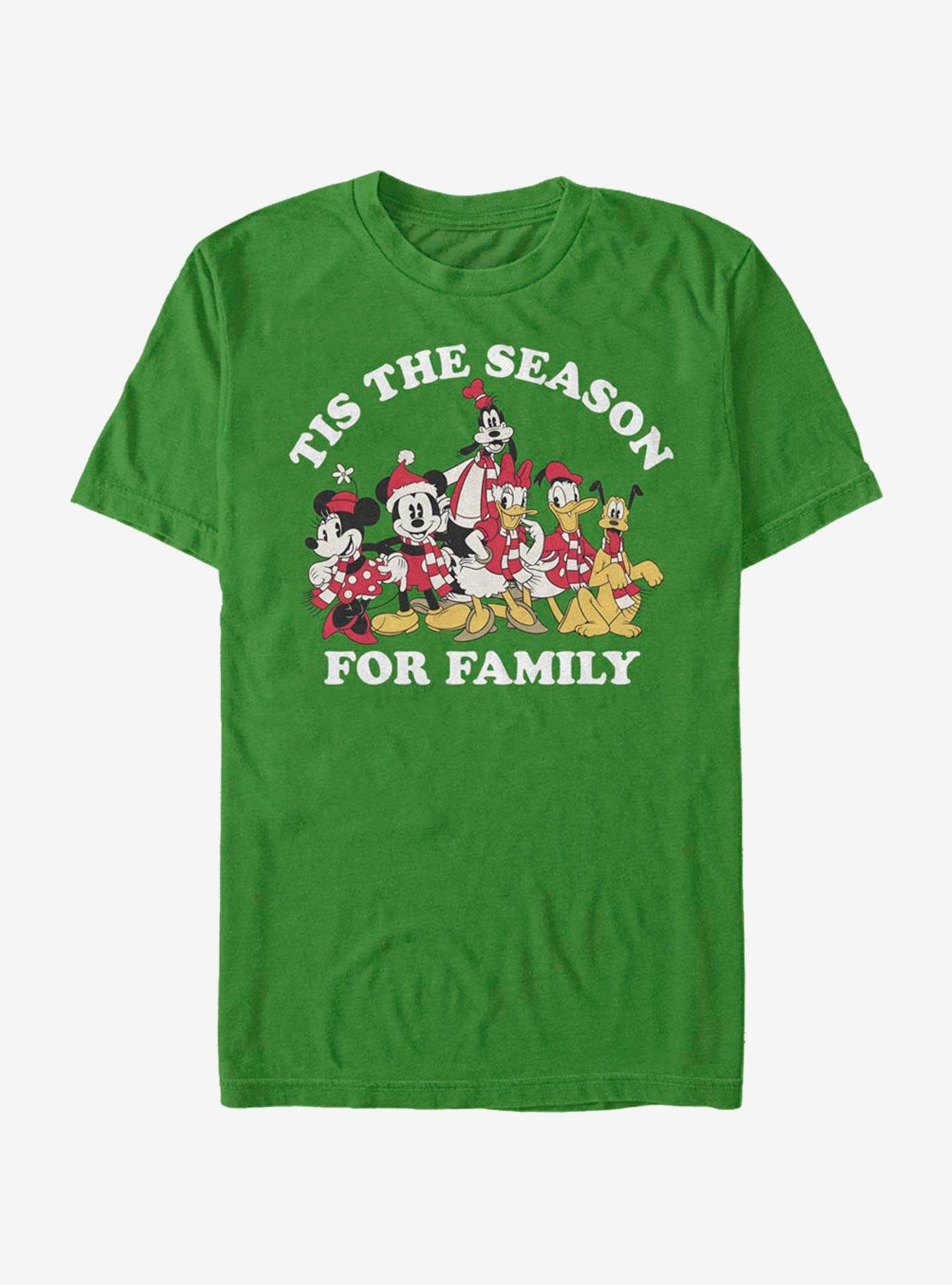 Disney Mickey Mouse Family Season T-Shirt, KELLY, hi-res