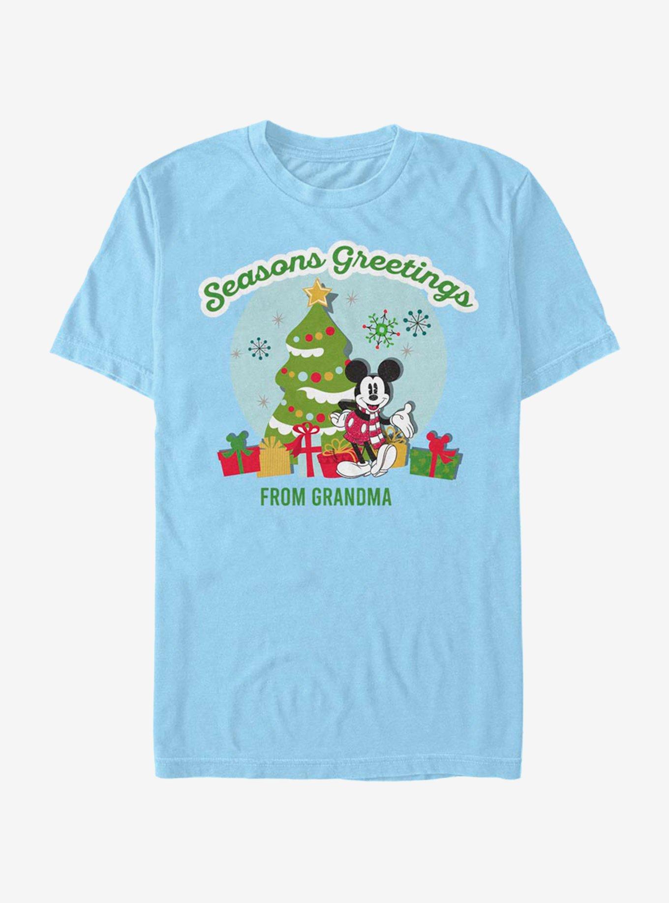 Disney Mickey Mouse Greetings From Grandma T-Shirt, LT BLUE, hi-res