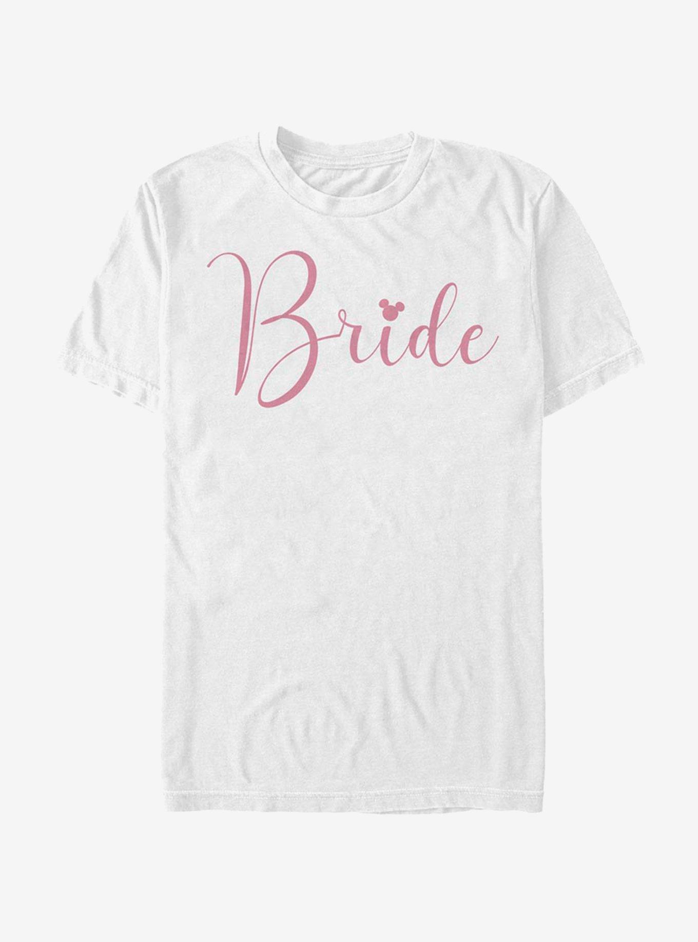 Disney Mickey Mouse Disney Bride T-Shirt, WHITE, hi-res
