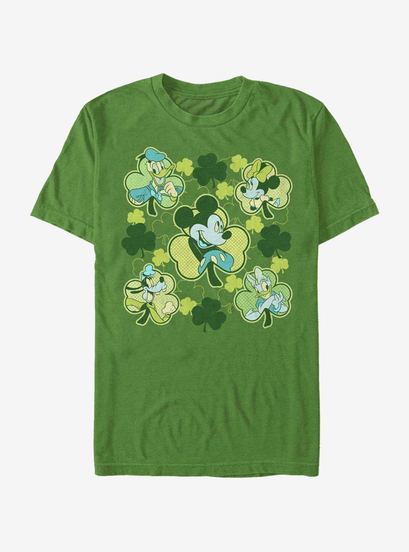 Disney Mickey Mouse & Friends Clovers T-Shirt, KELLY, hi-res