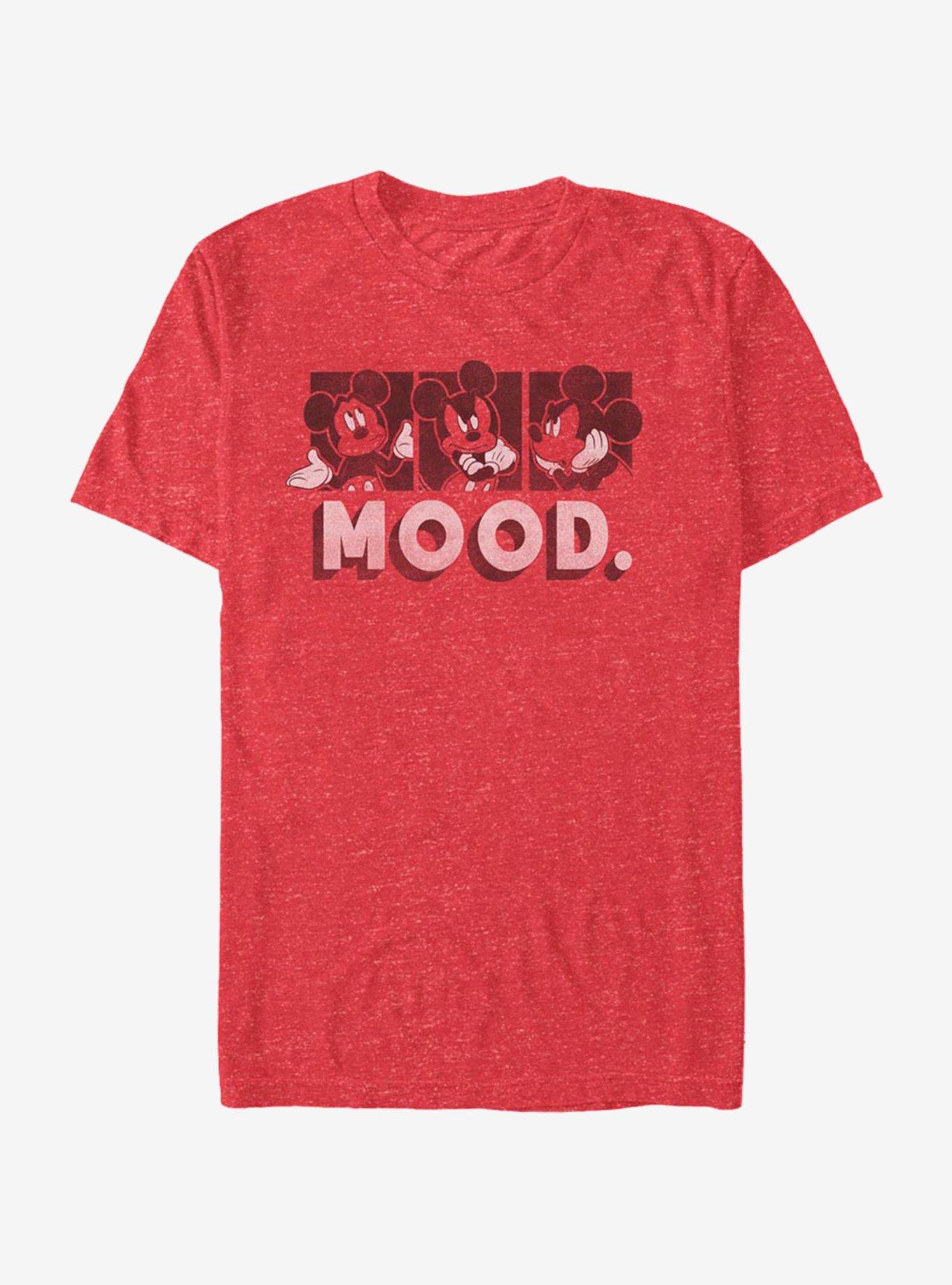 Disney Mickey Mouse Mickey Mood T-Shirt, RED HTR, hi-res