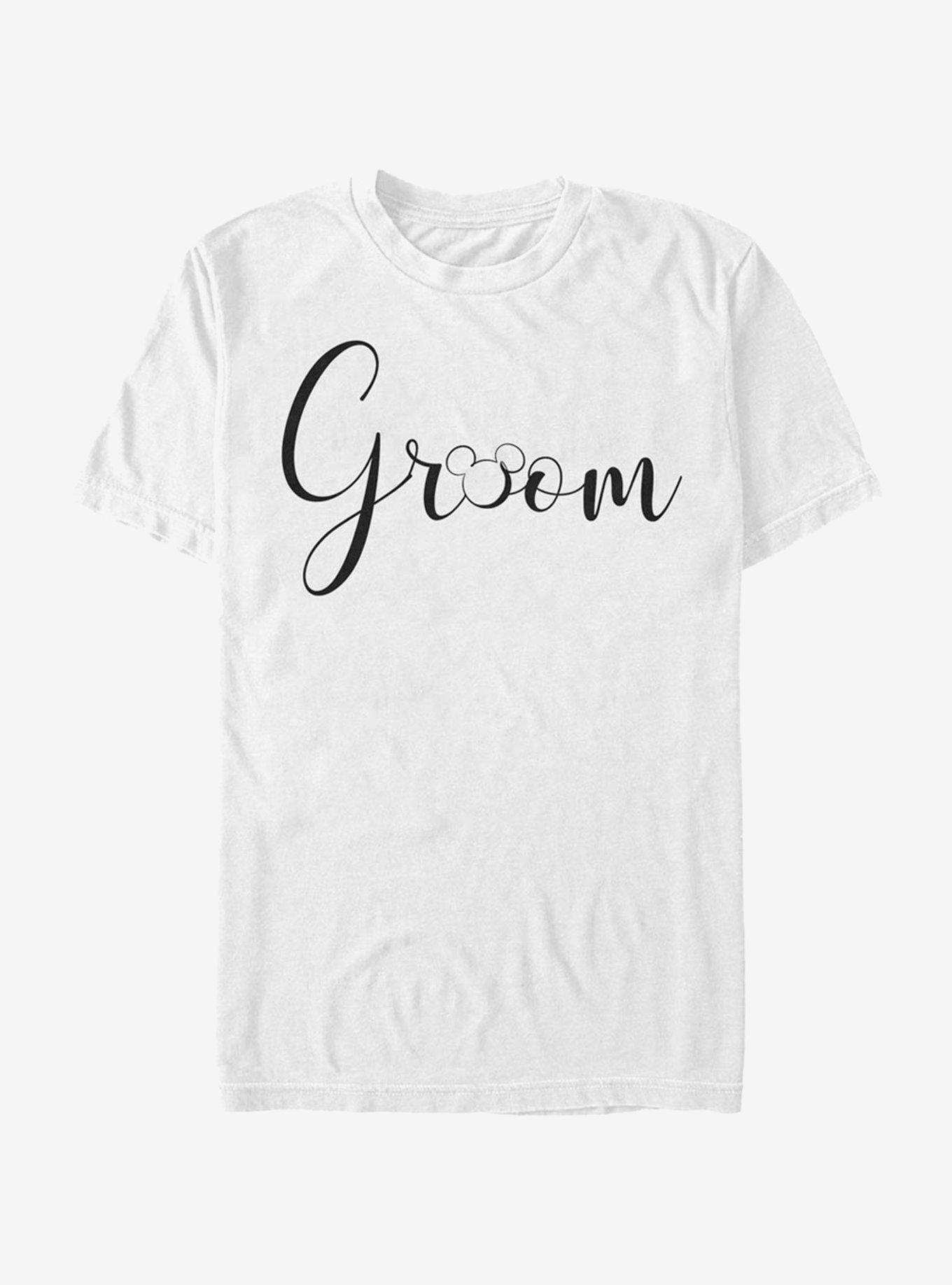 Disney Mickey Mouse Disney Groom T-Shirt, WHITE, hi-res