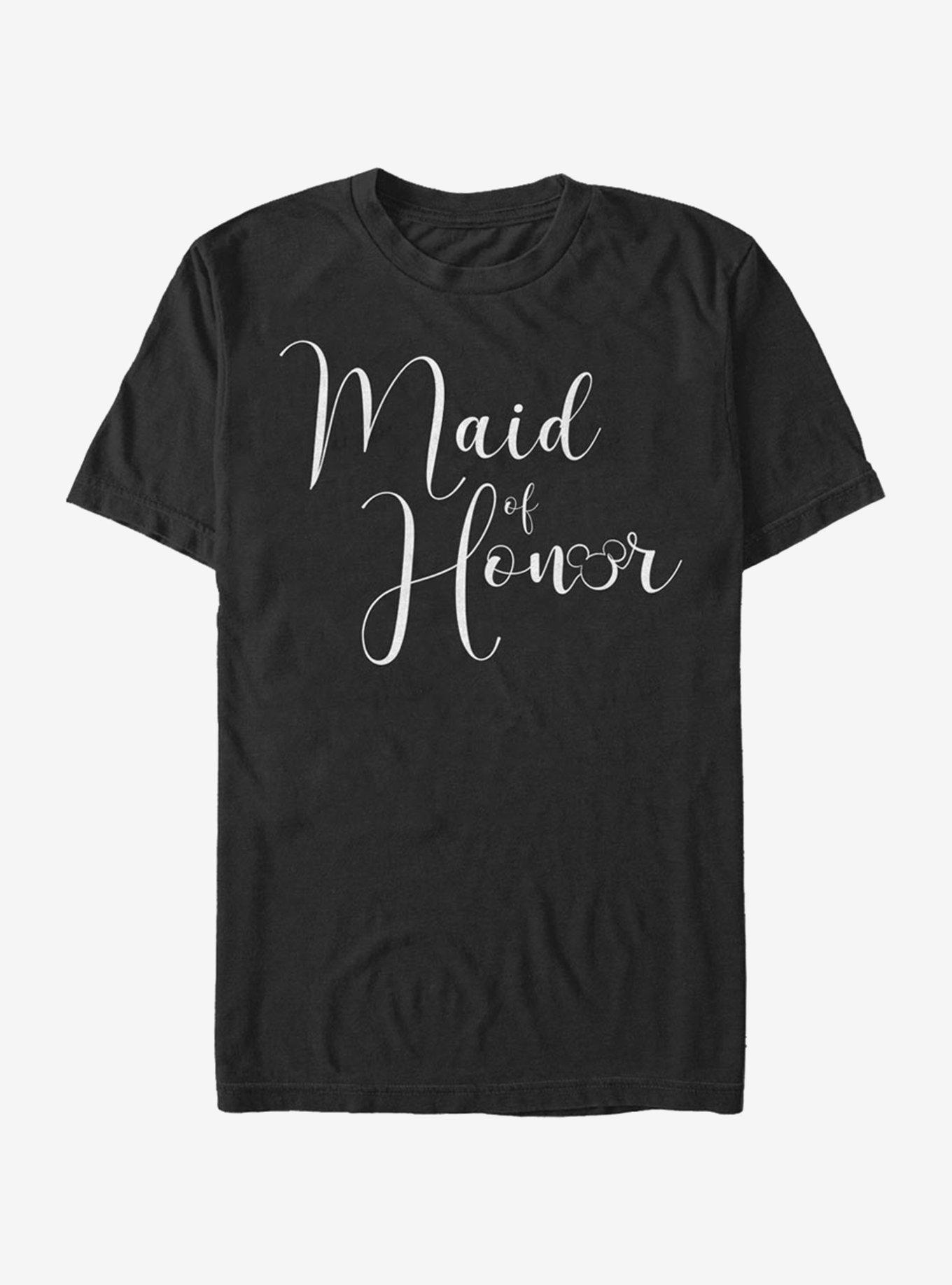 Disney Mickey Mouse Disney Maid Of Honor T-Shirt, BLACK, hi-res